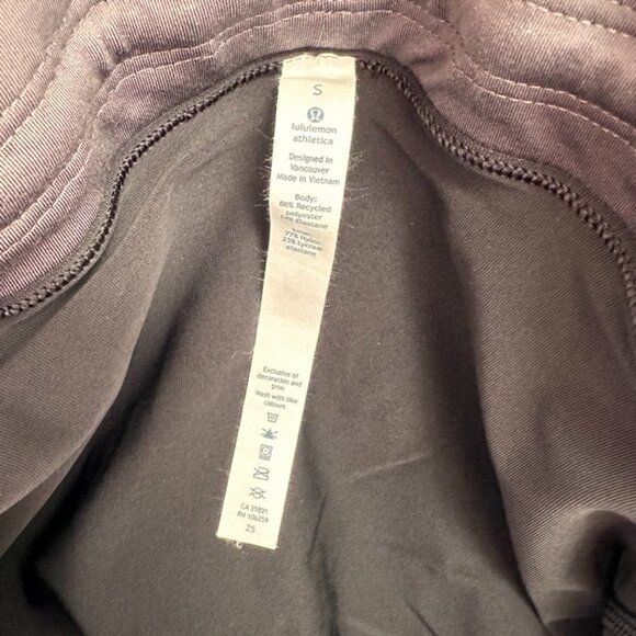 Lululemon T.H.E. Shorts - Luxtreme Liner 9" Pinweave Alpine White Black Sz S - Picture 7 of 11